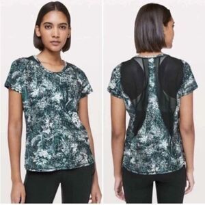Lululemon Seek The Heat Short Sleeve Top, Size 10